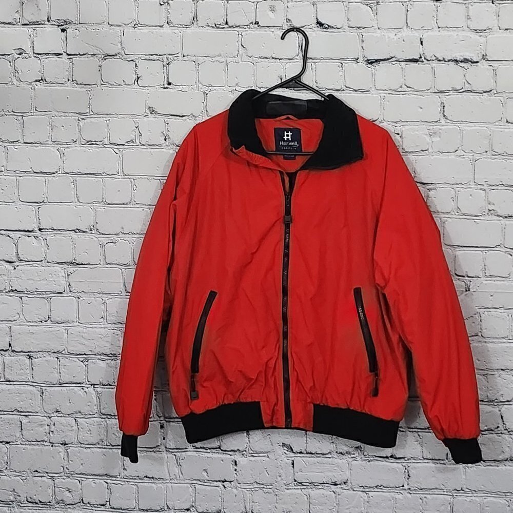 2/$20 Hartwell Red Fleece Lined Jacket Size XL Warm Outdoor Zip Coat